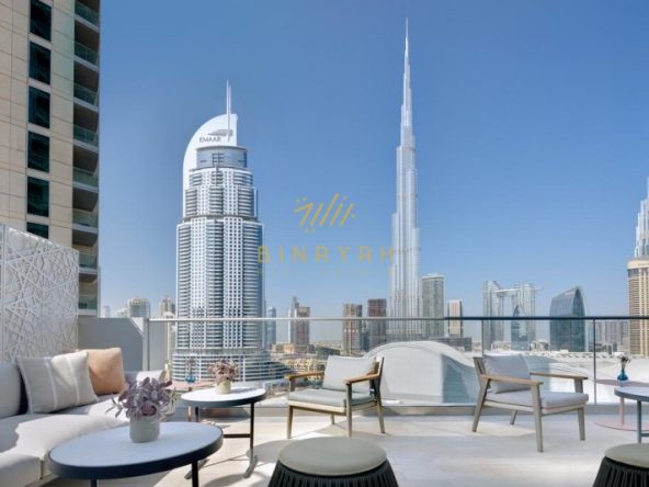 Fully Furnished | Burj Khalifa View | Serviced